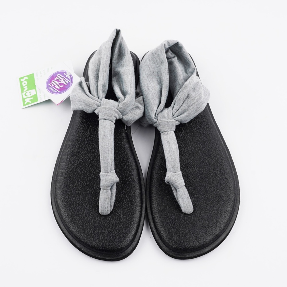 New SANUK Yoga Sling Ella Sandals in Gray - Picture 4 of 6